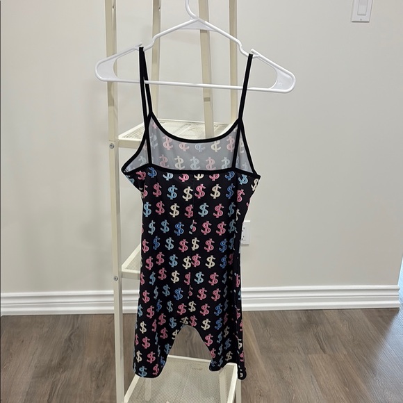 Colorful Dollar Sign Romper - Picture 6 of 6